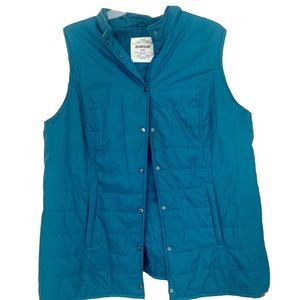 Lightweight turquoise/blue vest by Avenue size 14/16